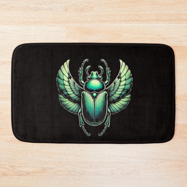 Item preview, Vibrant Green Egyptian Scarab Beetle designed and sold by ToxiCool.