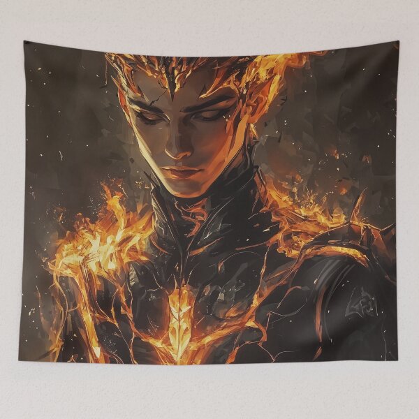 Item preview, Inferno Commander: The Unyielding Flame designed and sold by oanaunciuleanu.