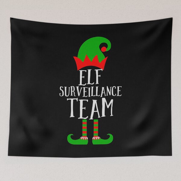 Item preview, Elf Surveillance Team Christmas Design designed and sold by PNGShop.