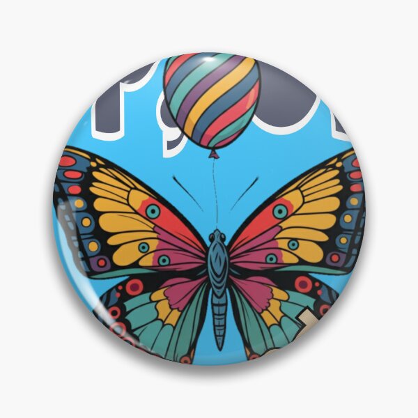 Item preview, Butterfly with a Balloon designed and sold by CoolEnthusias.