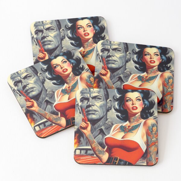 Item preview, Retro Pulp Girl designed and sold by PulpVintage.