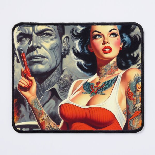 Item preview, Retro Pulp Girl designed and sold by PulpVintage.