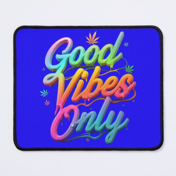 Item preview, Good Vibes Only - Colorful Pot Design - Blue designed and sold by JLEmporium.