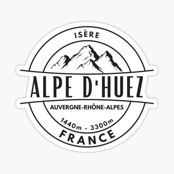 Item preview, Alpe d'Huez - Auvergne-Rhône-Alpes - France  designed and sold by GoodOldVintage.
