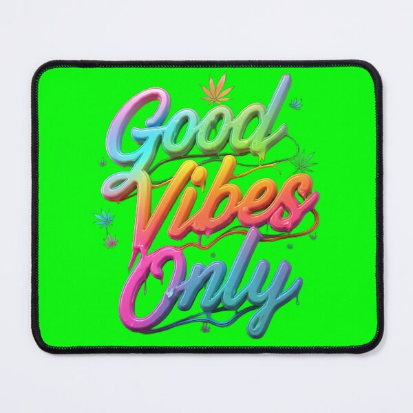 Item preview, Good Vibes Only - Colorful Pot Design - Green designed and sold by JLEmporium.