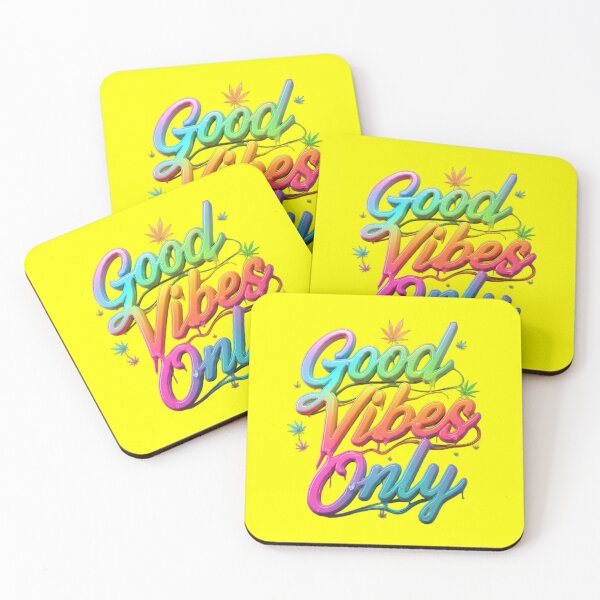 Item preview, Good Vibes Only - Colorful Pot Design - Yellow designed and sold by JLEmporium.