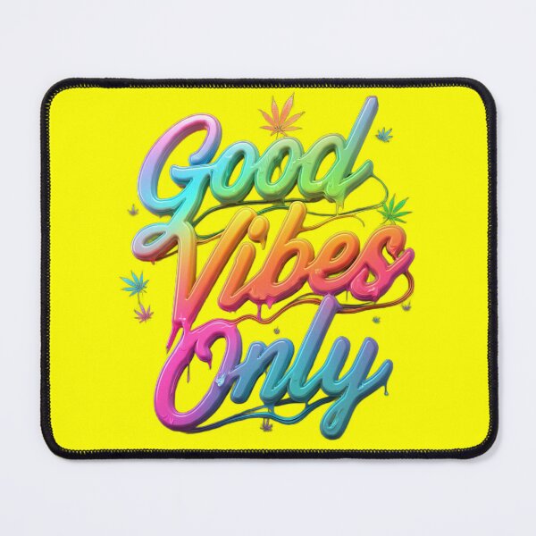 Item preview, Good Vibes Only - Colorful Pot Design - Yellow designed and sold by JLEmporium.