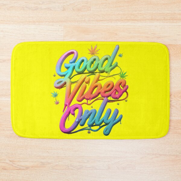 Artikelvorschau, Good Vibes Only - Buntes Topfdesign - Gelb entworfen und verkauft von JLEmporium.