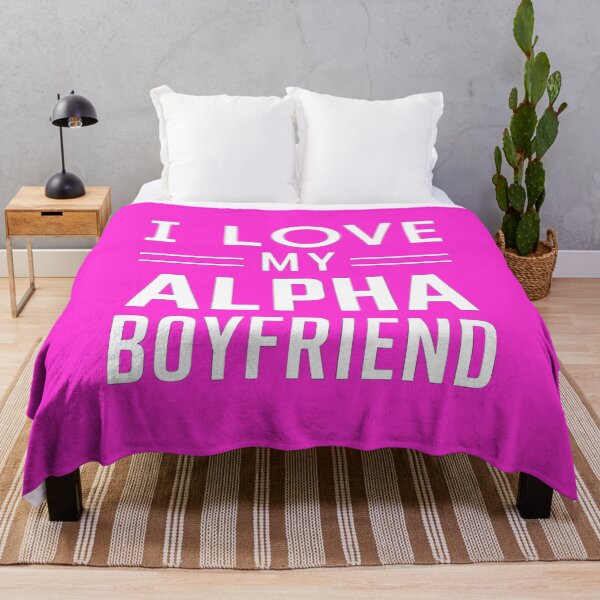 Item preview, I love my alpha boyfriend designed and sold by KrissGraphShop.
