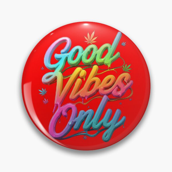 Item preview, Good Vibes Only - Colorful Design - Red designed and sold by JLEmporium.