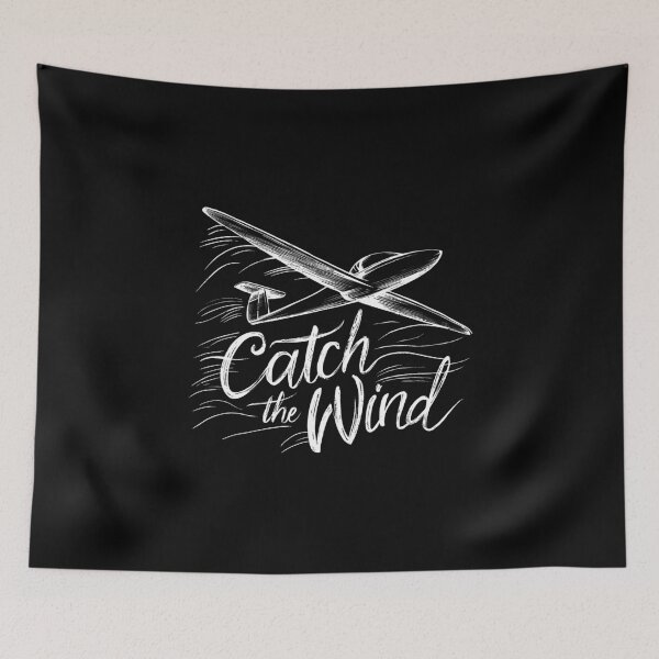 Item preview, Catch the Wind Glider Plane Pilot Sailplane aerial floating soaring designed and sold by These_Prints.