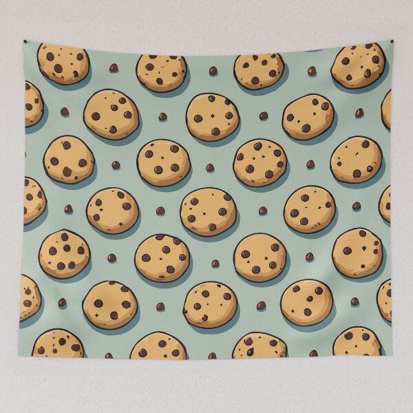 Item preview, Chocolate Chip Cookie Pattern designed and sold by ArtFactoryAI.