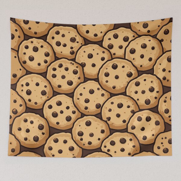 Item preview, Chocolate Chip Cookie Pattern designed and sold by ArtFactoryAI.