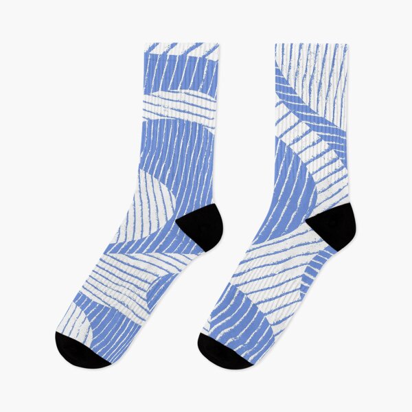 Item preview, Beach Sand Wavy Blue Stripes designed and sold by Sharon Schwalbe.