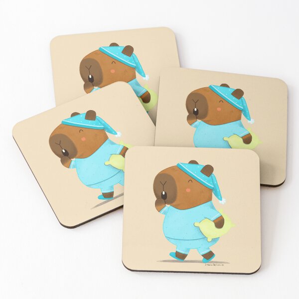 Item preview, Sleepy Capybara designed and sold by julianamotzko.