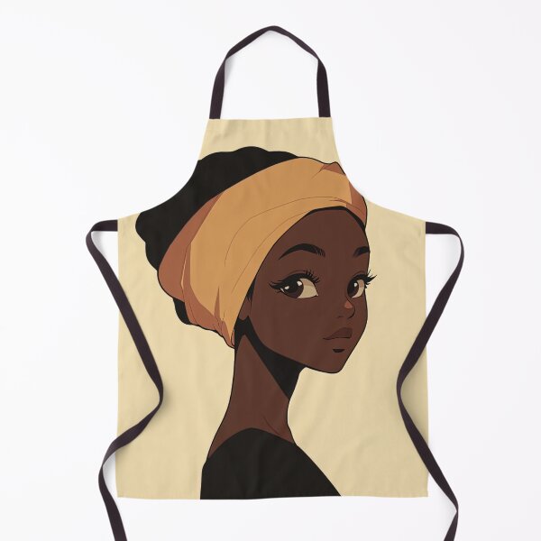 Item preview, Cameroonian woman | Anime style designed and sold by ComicsFactory.