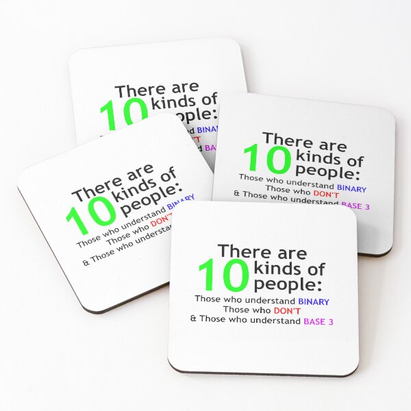 Item preview, 10 Kinds of People  designed and sold by FriedByDesign.