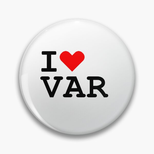 Item preview, VAR, I heart VAR, I love VAR, Football  designed and sold by mrsupicku.
