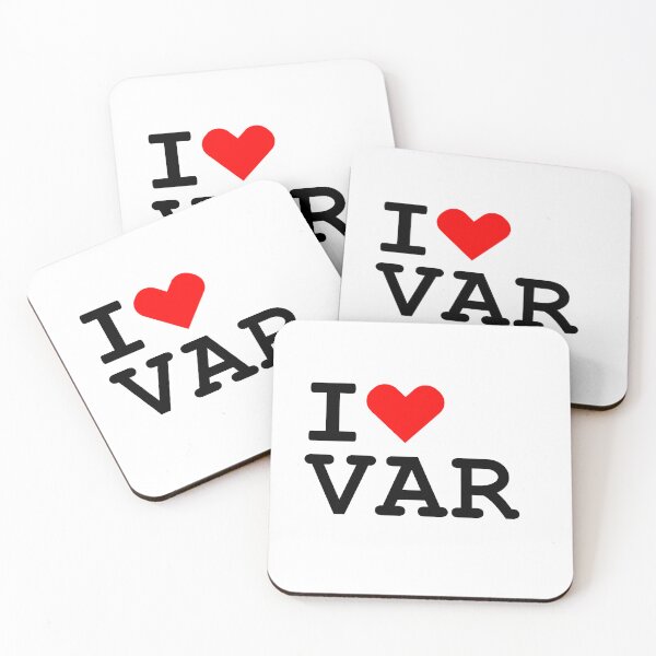 Item preview, VAR, I heart VAR, I love VAR, Football  designed and sold by mrsupicku.
