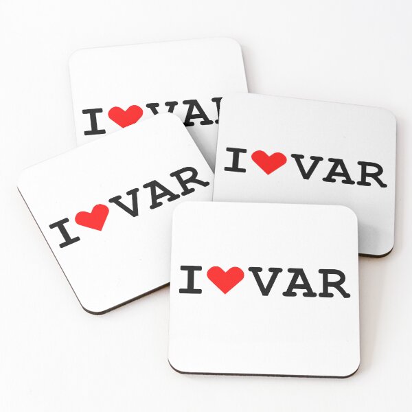 Item preview, VAR, I heart VAR, I love VAR, Football  designed and sold by mrsupicku.