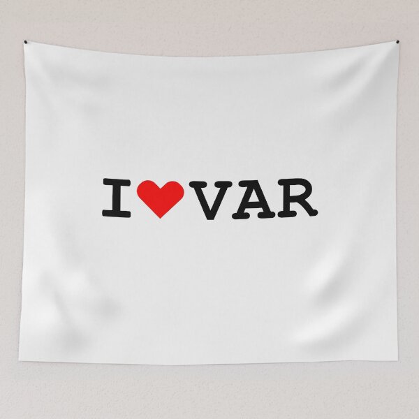 Item preview, VAR, I heart VAR, I love VAR, Football  designed and sold by mrsupicku.