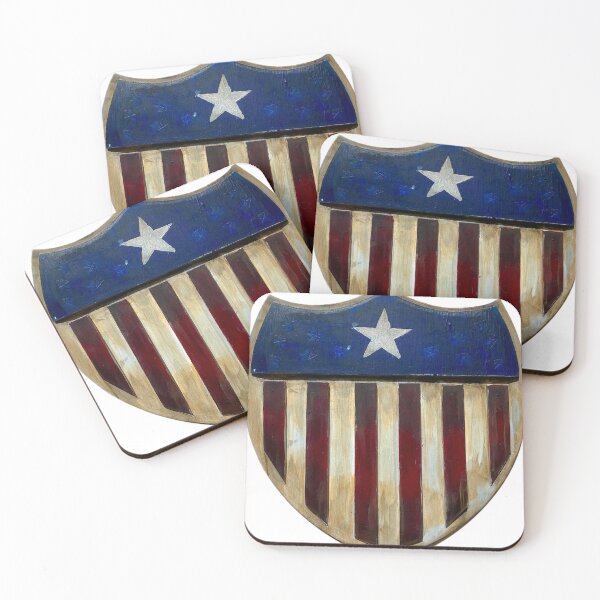 Item preview, Vintage American shield designed and sold by MatrixTattoo.