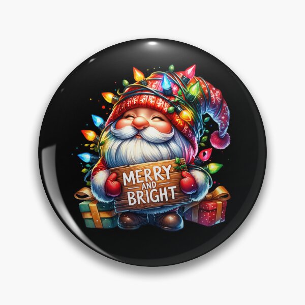 Item preview, Merry and Bright Christmas Gnome – Festive Holiday Design for T-Shirts, Mugs, Stickers & More designed and sold by artedigital99.