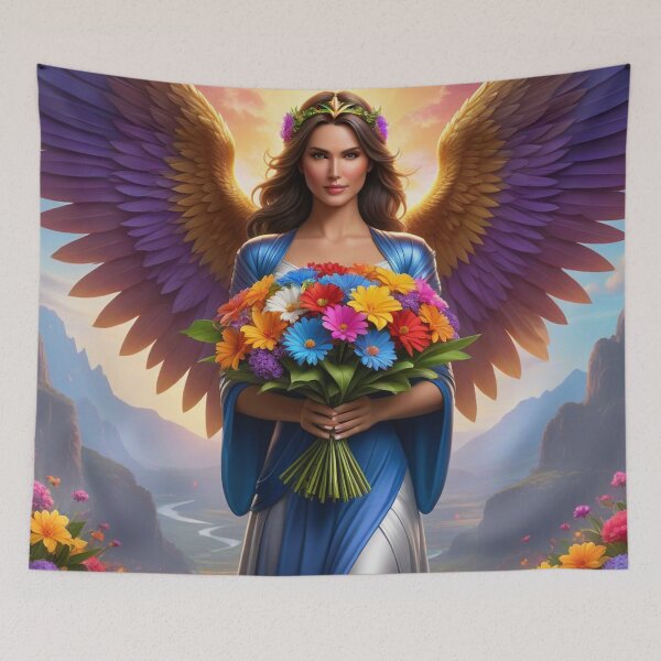 Item preview, The Angel of Flowers takes away your sadness and brightens your day designed and sold by roman747.