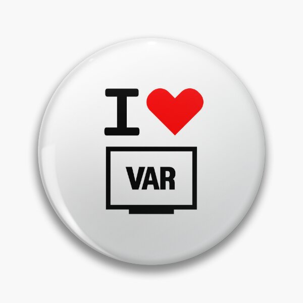 Item preview, VAR, I heart VAR, I love VAR, Football  designed and sold by mrsupicku.
