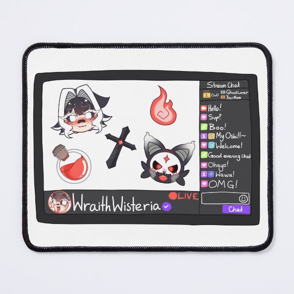 Item preview, Wraith Wisteria Twitch Stream designed and sold by FlashyKlau.