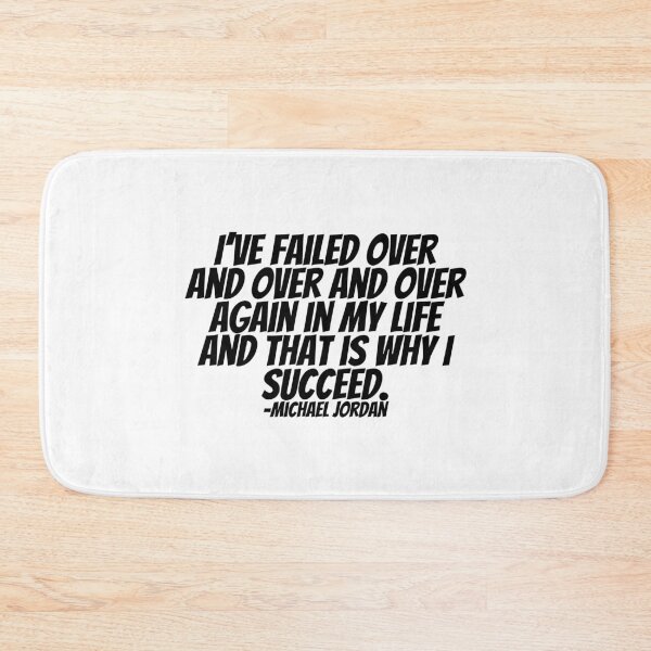 Item preview, Michael Jordan - I've Failed Over and Over and Over Again In My Life And That Is Why I Succeed.  designed and sold by CharmStudio.