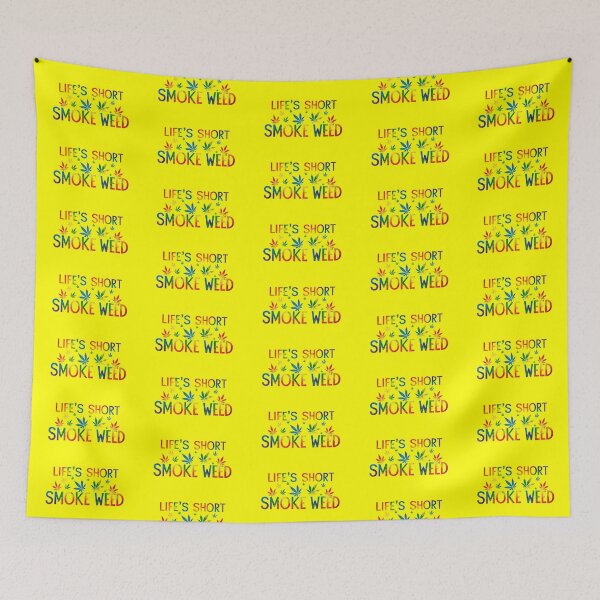 Item preview, Life's Short, Smoke Weed - Yellow designed and sold by JLEmporium.
