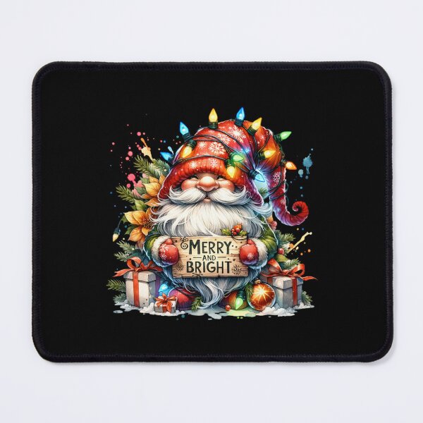 Item preview, Merry and Bright Christmas Gnome – Festive Holiday Design for T-Shirts, Mugs, Stickers & More designed and sold by artedigital99.