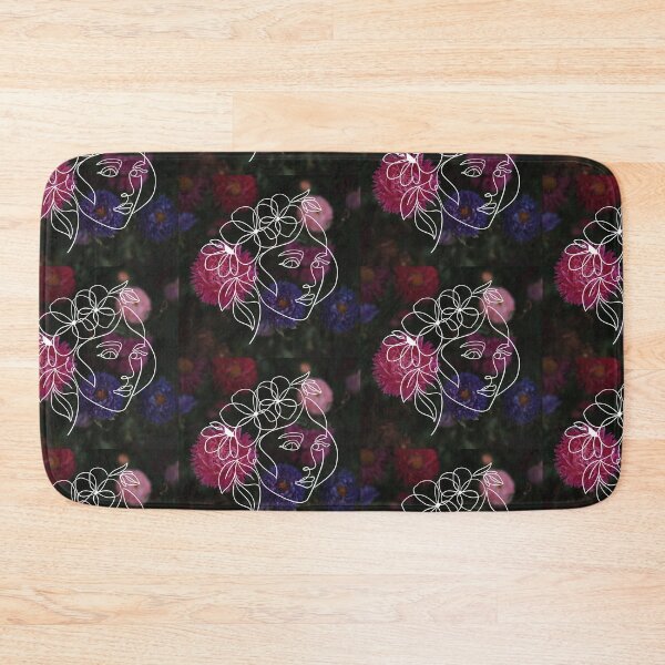 Item preview, Flower Goddess and China Aster Dark Botanical designed and sold by WildWoodlandWitch.