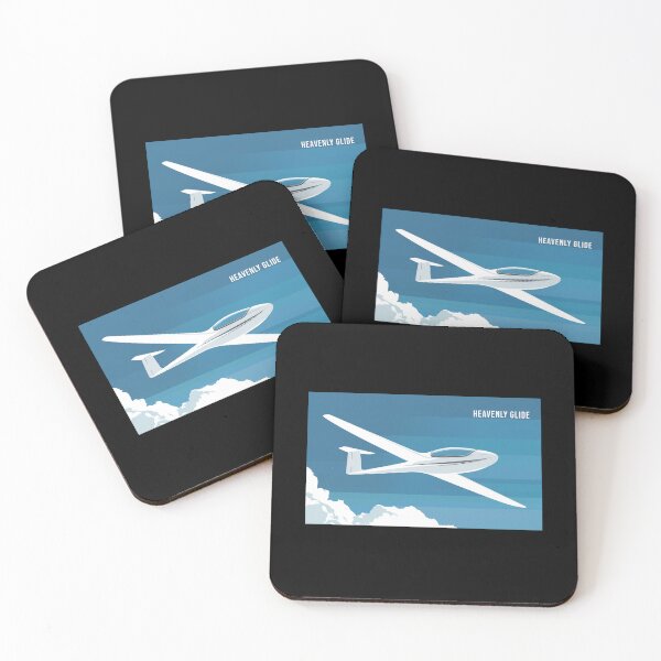 Item preview, Heavenly Glide Glider Plane Pilot Sailplane aerial floating soaring designed and sold by These_Prints.