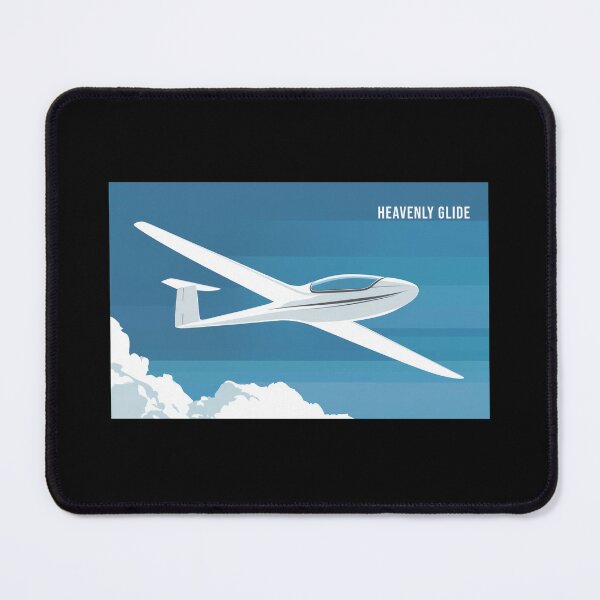 Item preview, Heavenly Glide Glider Plane Pilot Sailplane aerial floating soaring designed and sold by These_Prints.