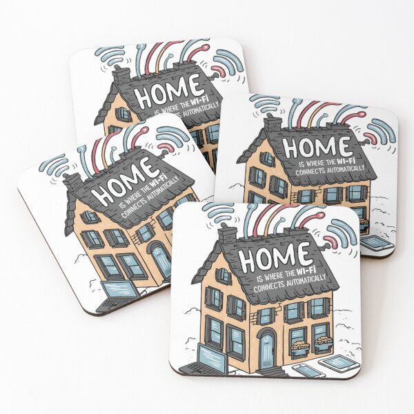 Item preview, Home is where the WI-FI connects automatically designed and sold by R3FDesign.
