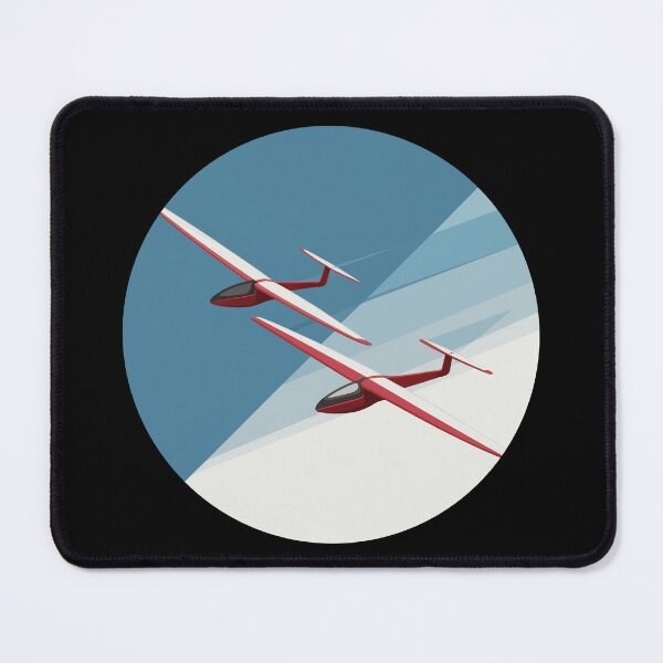 Item preview, Glider Plane Pilot Sailplane aerial floating soaring designed and sold by These_Prints.