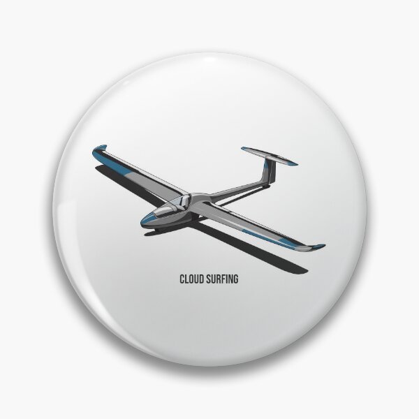 Item preview, Cloud Surfing Glider Plane Pilot Sailplane Biplane aerial floating soaring designed and sold by These_Prints.