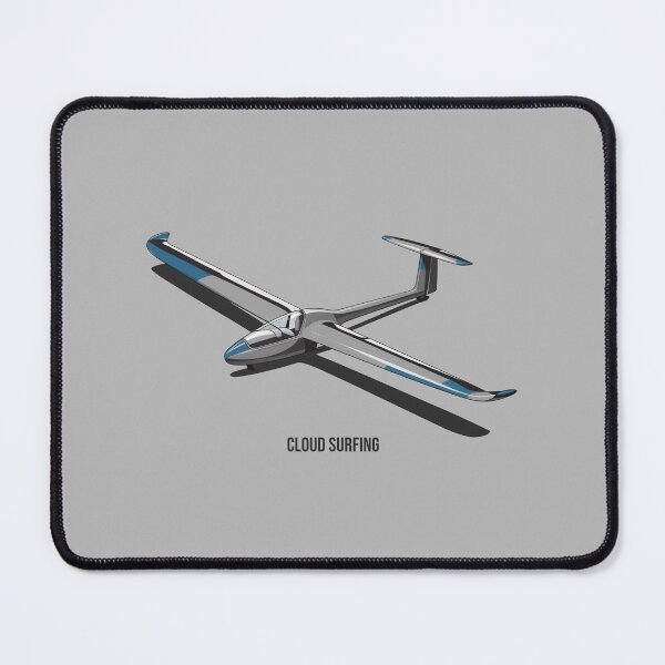 Item preview, Cloud Surfing Glider Plane Pilot Sailplane Biplane aerial floating soaring designed and sold by These_Prints.