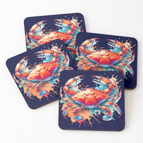 Item preview, Dungeness crab watercolor designed and sold by Catherine Harrison.