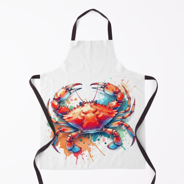 Item preview, Dungeness crab watercolor designed and sold by Catherine Harrison.