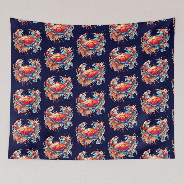 Item preview, Dungeness crab watercolor designed and sold by Catherine Harrison.