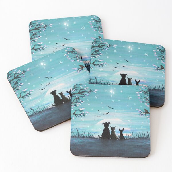 Item preview, Winter Sunset Pet Painting designed and sold by ironydesigns.