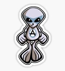 Alien Mascot Sticker
