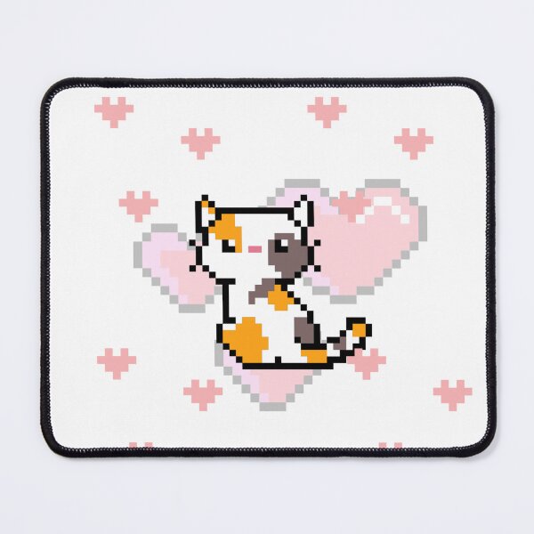 Item preview, pixelated cat designed and sold by Flower-Of-Life1.