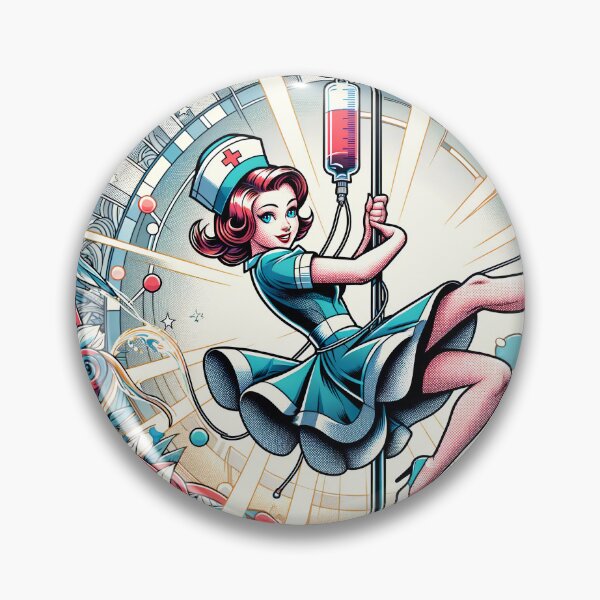 Item preview, Nurse - Working the Pole designed and sold by ThoughtTangents.