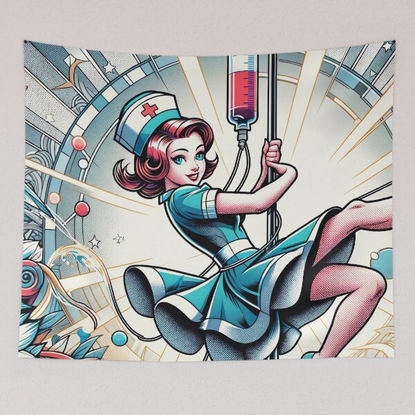Item preview, Nurse - Working the Pole designed and sold by ThoughtTangents.