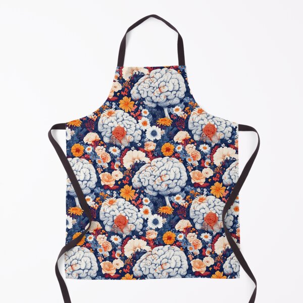 Item preview, Surreal Floral Brain Pattern - Creative Mind Illustration designed and sold by VoyteksDesigns.