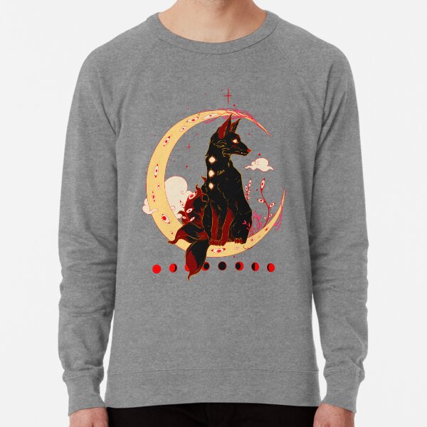 Item preview, Copy of Kitsune Fox, Japanese Mythology, Japanese Style Art With Cherry Blossom designed and sold by cellsdividing.